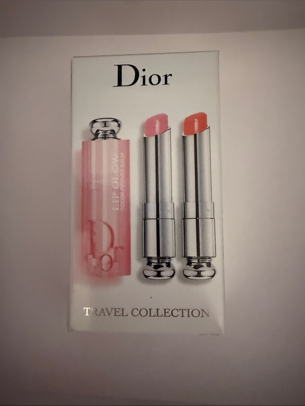 Dior Lip Glow Duo — Sheer Pink & Coral Balms